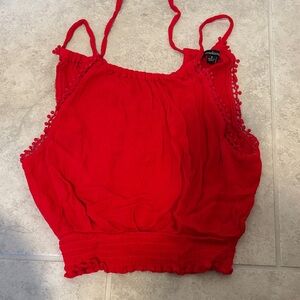 Red Camisole Top